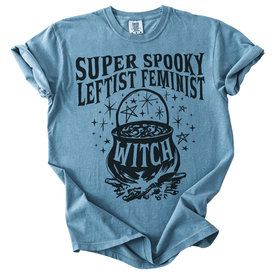 Super Spooky Leftist Feminist Tee - The Rogue Petal Co. - T-Shirt