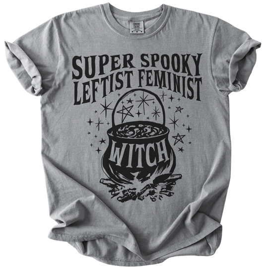 Super Spooky Leftist Feminist Tee - The Rogue Petal Co. - T-Shirt