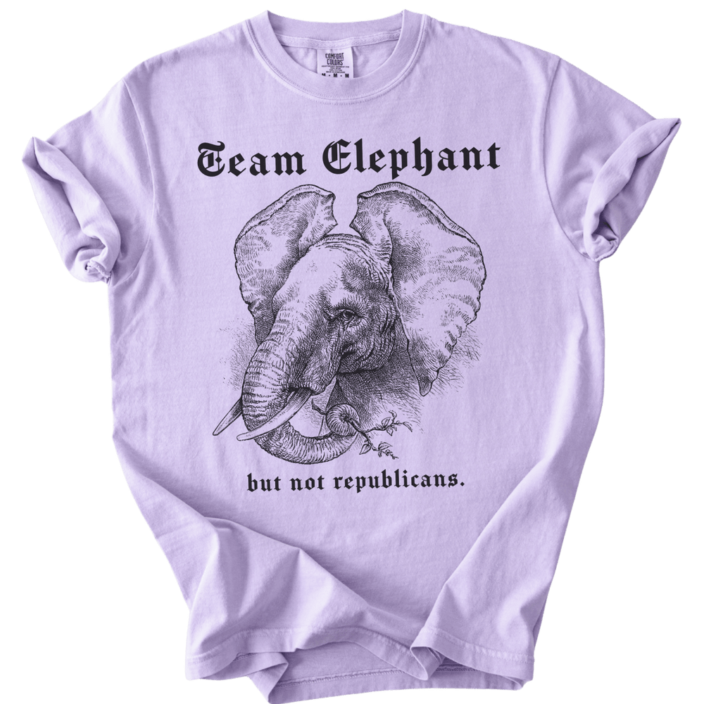 Team Elephant But Not Republicans Tee - The Rogue Petal Co. - T-Shirt