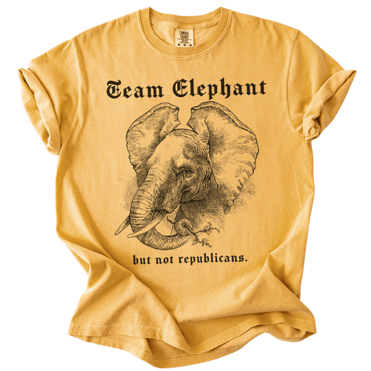 Team Elephant But Not Republicans Tee - The Rogue Petal Co. - T-Shirt