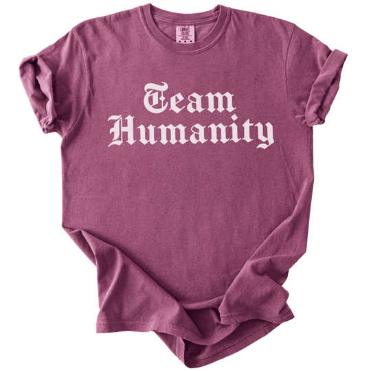 Team Humanity Blackletter Tee - The Rogue Petal Co. - T-Shirt