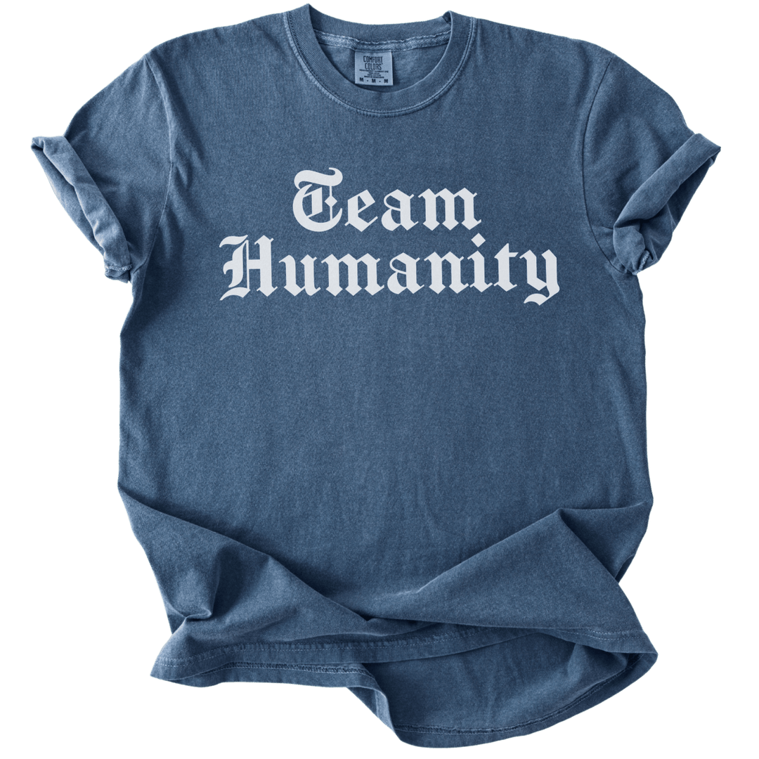 Team Humanity Blackletter Tee - The Rogue Petal Co. - T-Shirt