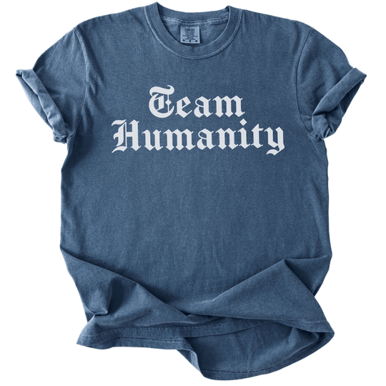 Team Humanity Blackletter Tee - The Rogue Petal Co. - T-Shirt