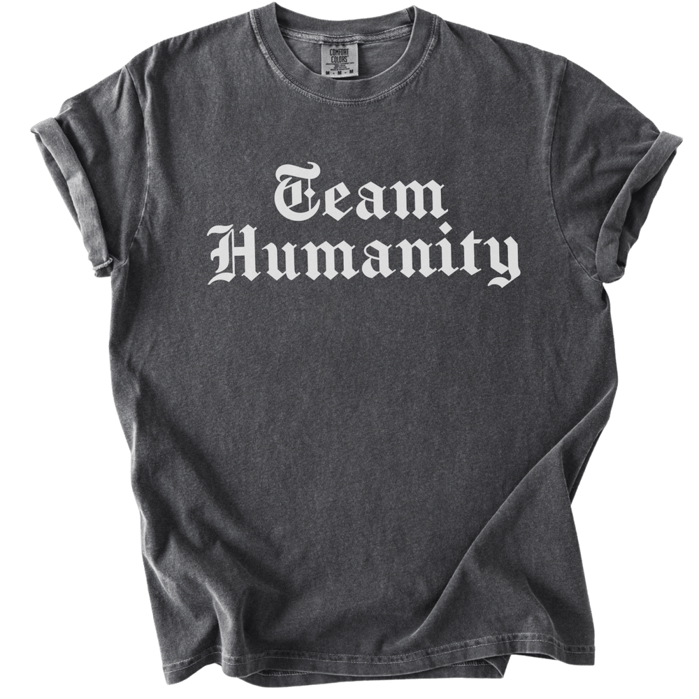 Team Humanity Blackletter Tee - The Rogue Petal Co. - T-Shirt