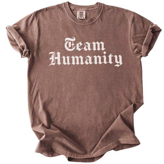 Team Humanity Blackletter Tee - The Rogue Petal Co. - T-Shirt