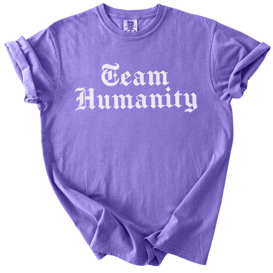 Team Humanity Blackletter Tee - The Rogue Petal Co. - T-Shirt