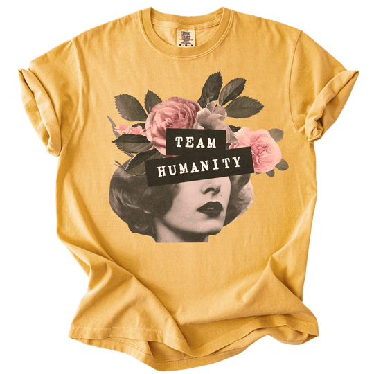 Team Humanity Collage Tee - The Rogue Petal Co. - T-Shirt