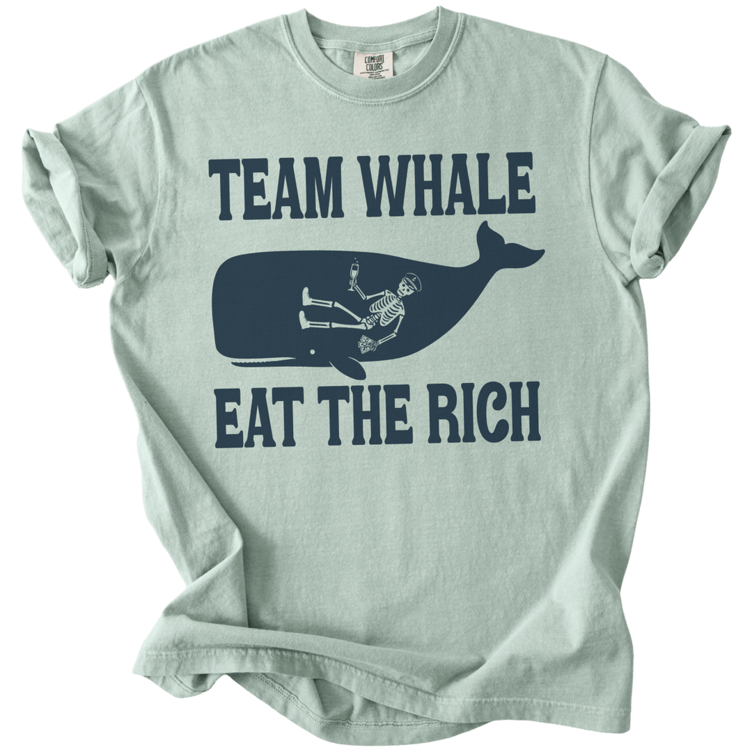 Team Whale Eat The Rich Tee - The Rogue Petal Co. - T-Shirt