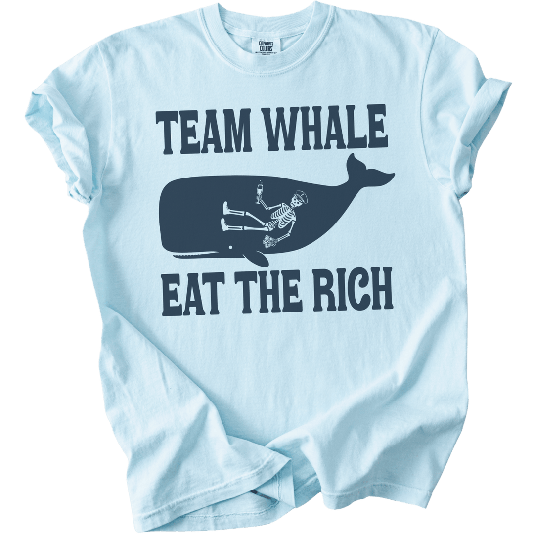 Team Whale Eat The Rich Tee - The Rogue Petal Co. - T-Shirt