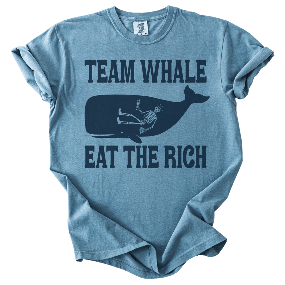 Team Whale Eat The Rich Tee - The Rogue Petal Co. - T-Shirt