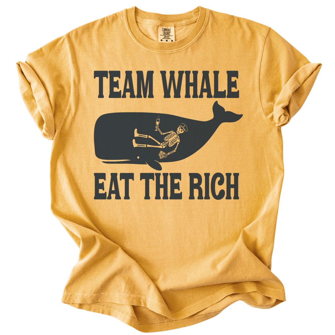 Team Whale Eat The Rich Tee - The Rogue Petal Co. - T-Shirt