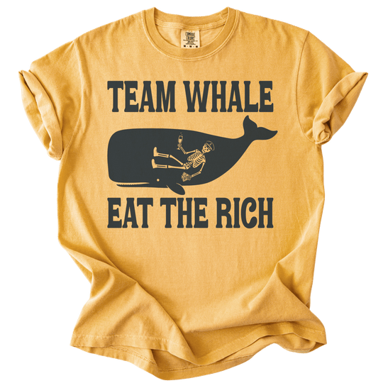 Team Whale Eat The Rich Tee - The Rogue Petal Co. - T-Shirt