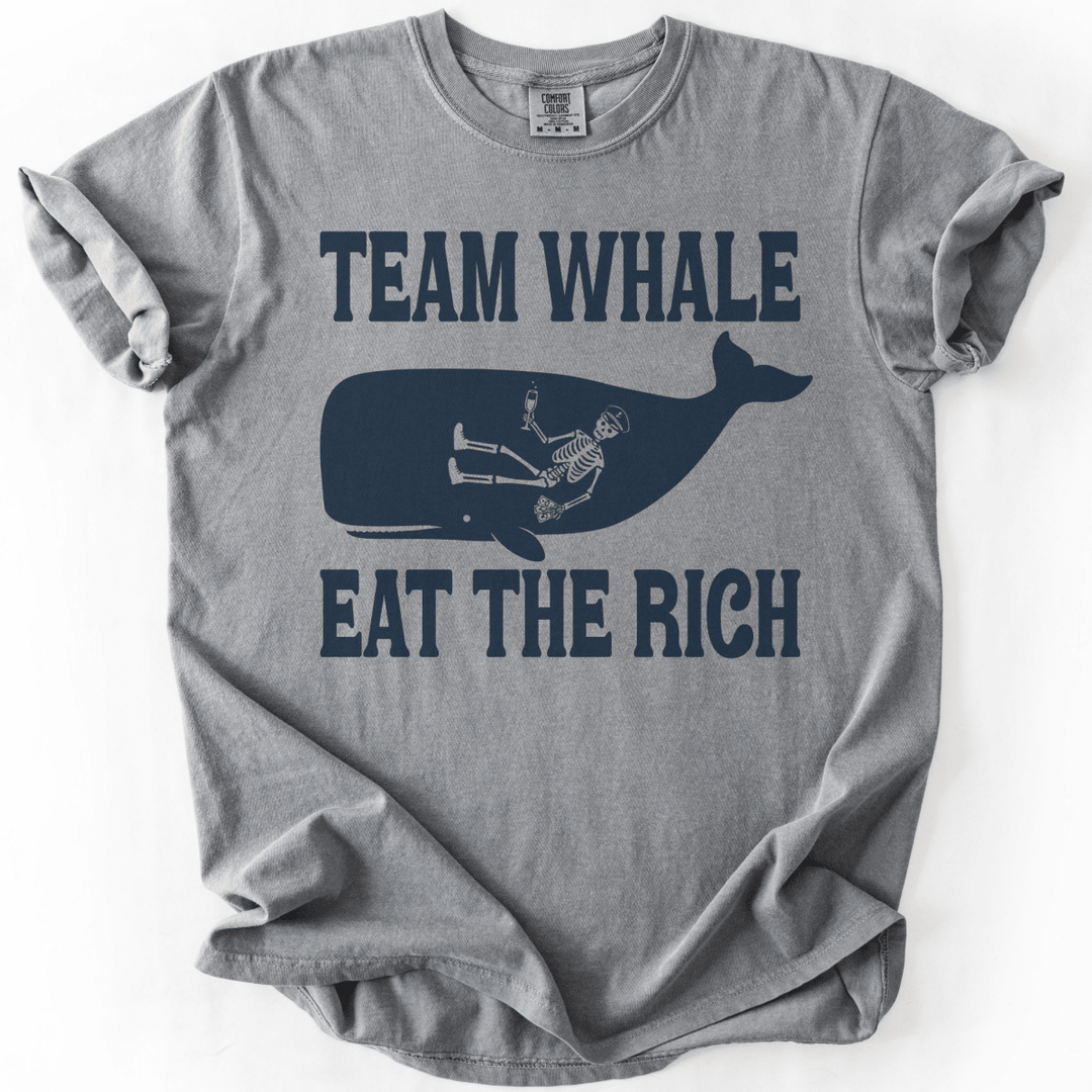 Team Whale Eat The Rich Tee - The Rogue Petal Co. - T-Shirt