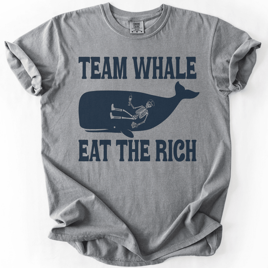 Team Whale Eat The Rich Tee - The Rogue Petal Co. - T-Shirt