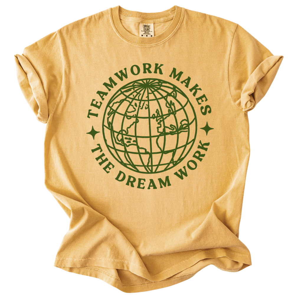 Teamwork Makes the Dream Work Tee - The Rogue Petal Co. - T-Shirt