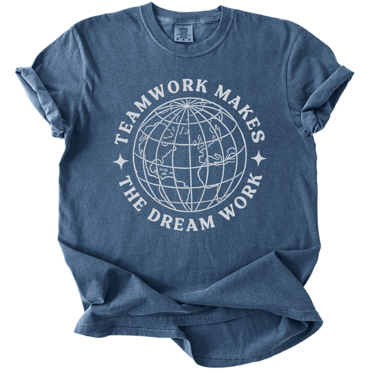 Teamwork Makes the Dream Work Tee - The Rogue Petal Co. - T-Shirt