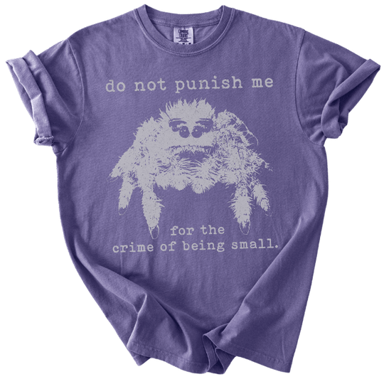 The Crime of Being Small Spider Tee - The Rogue Petal Co. - T-Shirt
