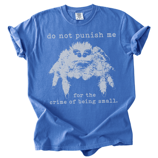 The Crime of Being Small Spider Tee - The Rogue Petal Co. - T-Shirt