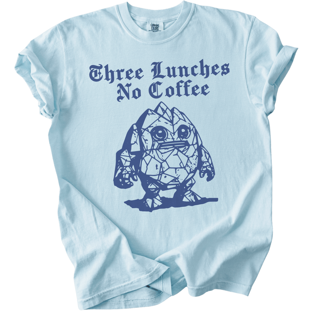 Three Lunches No Coffee Tee - The Rogue Petal Co. - T-Shirt