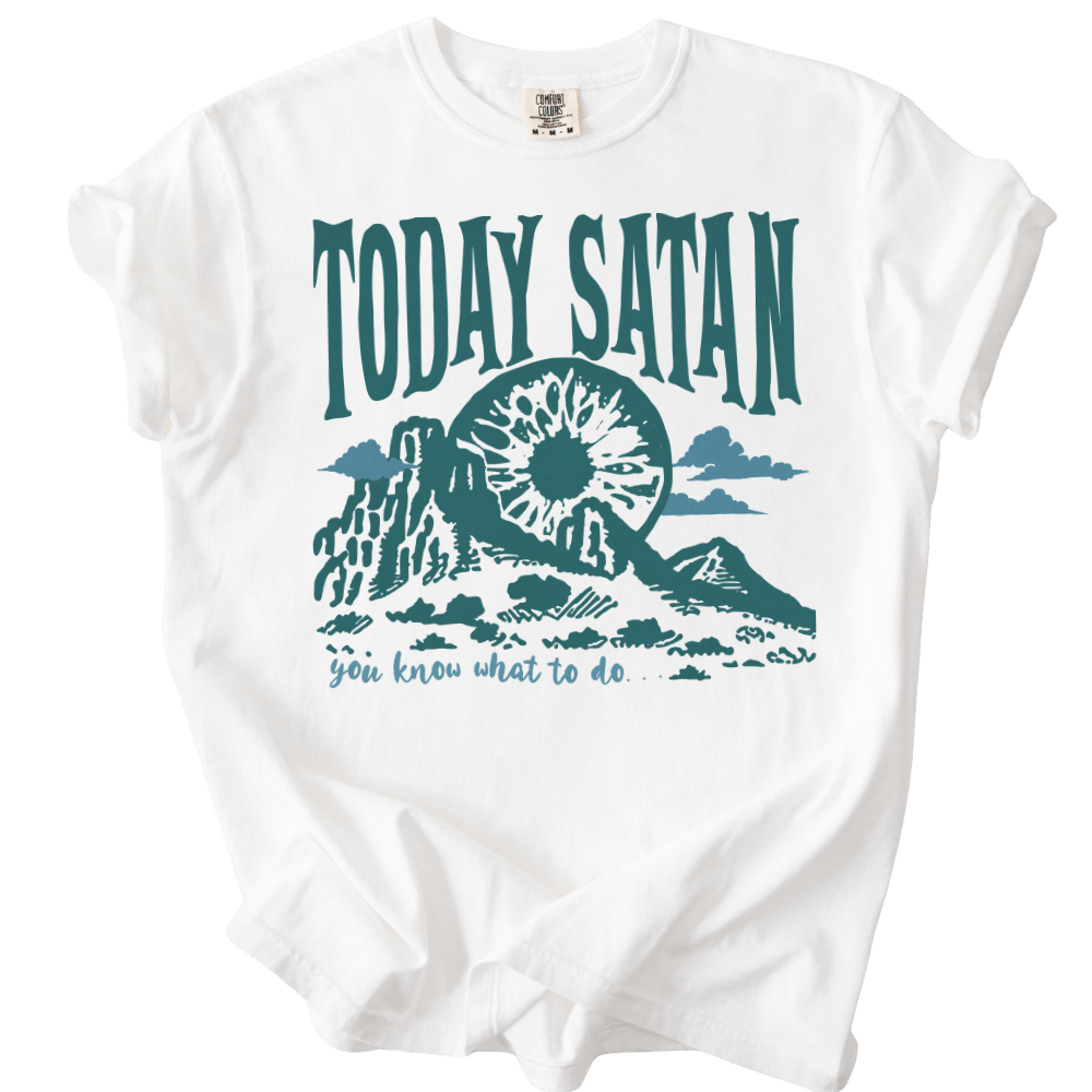 Today Satan Tee - The Rogue Petal Co. - T-Shirt