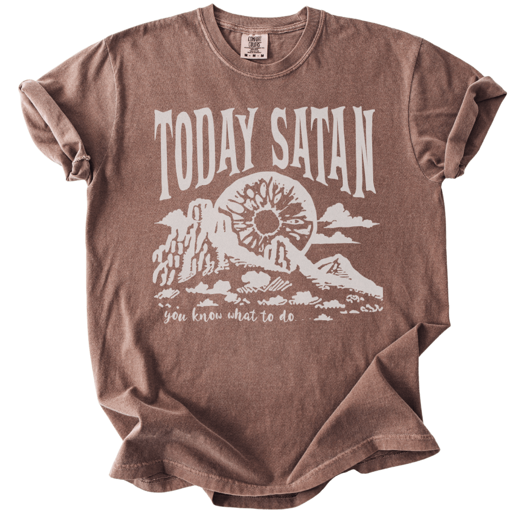 Today Satan Tee - The Rogue Petal Co. - T-Shirt