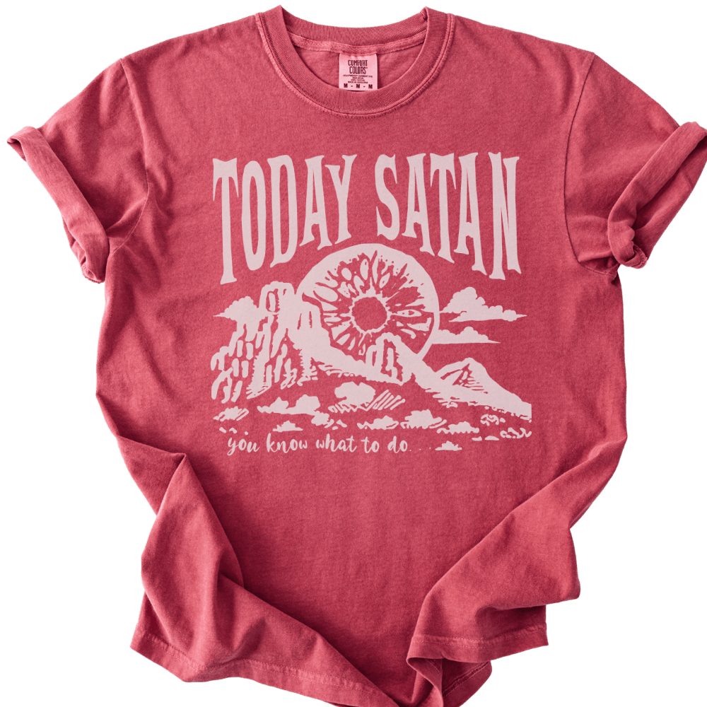 Today Satan Tee - The Rogue Petal Co. - T-Shirt
