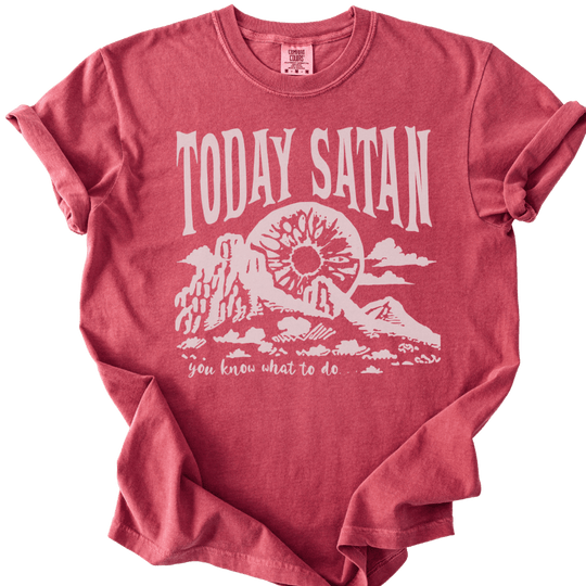 Today Satan Tee - The Rogue Petal Co. - T-Shirt