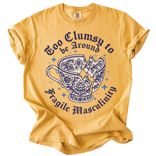 Too Clumsy For Fragile Masculinity Tee - The Rogue Petal Co. - T-Shirt