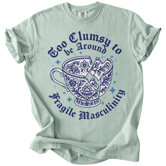 Too Clumsy For Fragile Masculinity Tee - The Rogue Petal Co. - T-Shirt