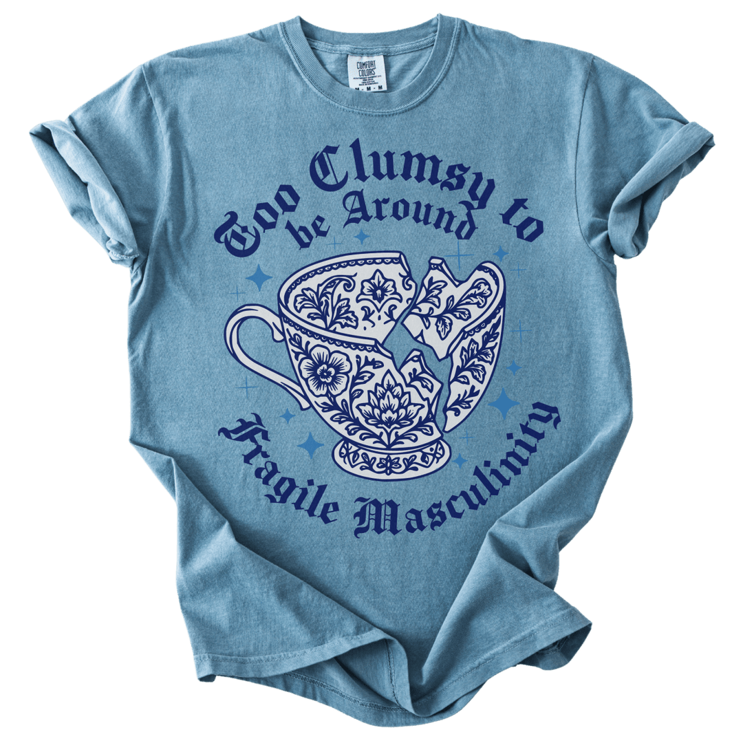 Too Clumsy For Fragile Masculinity Tee - The Rogue Petal Co. - T-Shirt