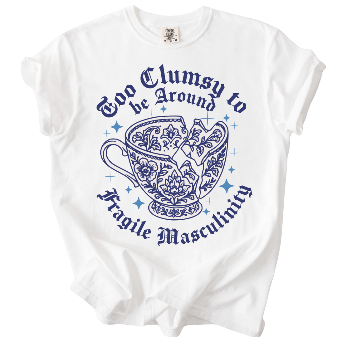 Too Clumsy For Fragile Masculinity Tee - The Rogue Petal Co. - T-Shirt