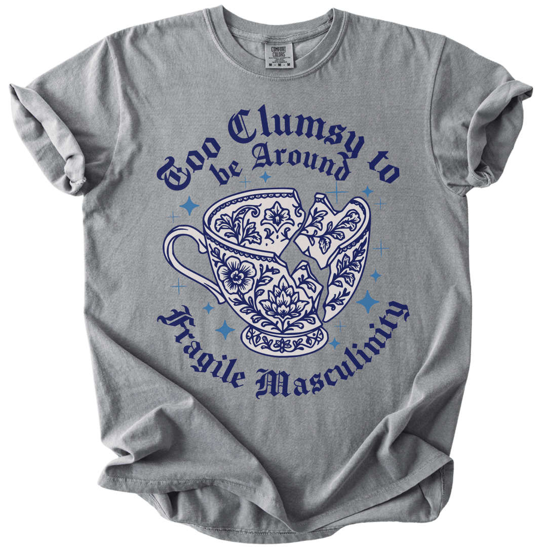 Too Clumsy For Fragile Masculinity Tee - The Rogue Petal Co. - T-Shirt