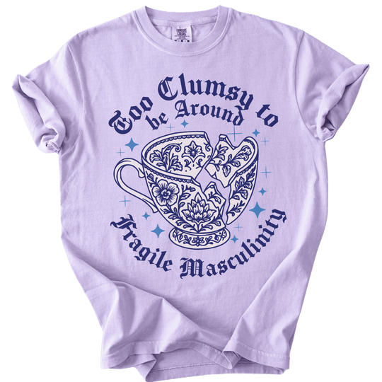 Too Clumsy For Fragile Masculinity Tee - The Rogue Petal Co. - T-Shirt