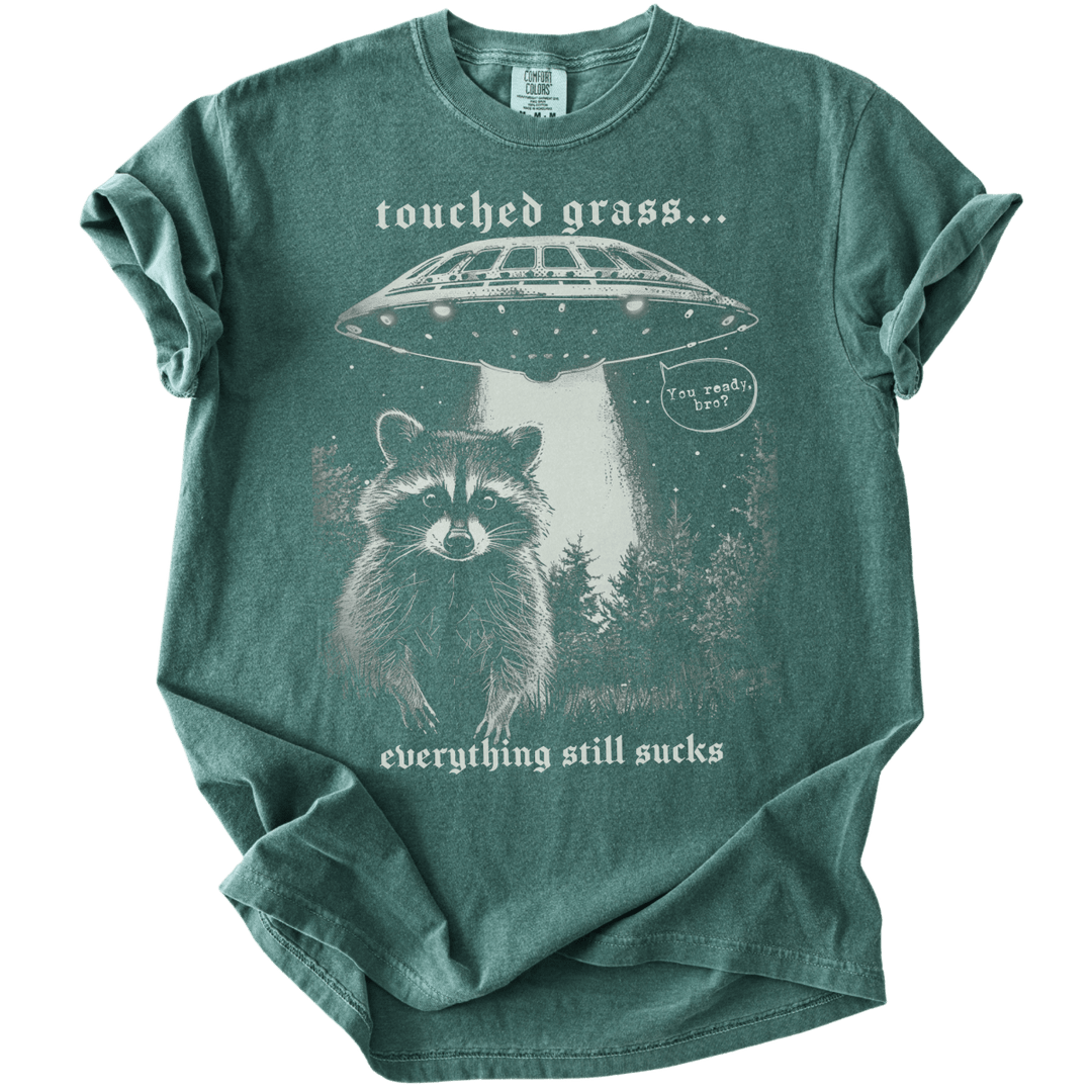 Touched Grass, Everything Still Sucks Tee - The Rogue Petal Co. - T-Shirt