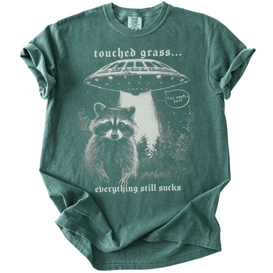 Touched Grass, Everything Still Sucks Tee - The Rogue Petal Co. - T-Shirt