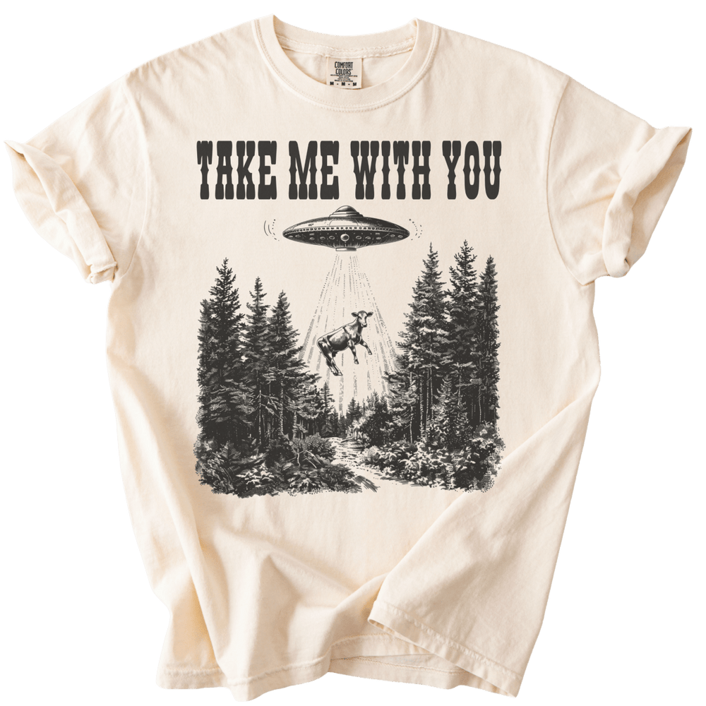 UFO Take Me With You Tee - The Rogue Petal Co. - T-Shirt