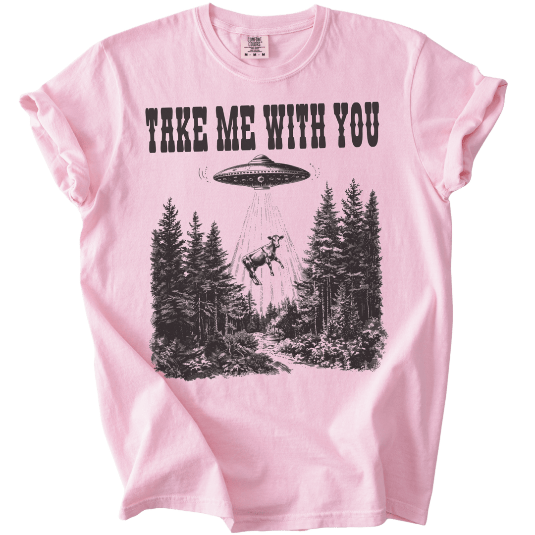 UFO Take Me With You Tee - The Rogue Petal Co. - T-Shirt