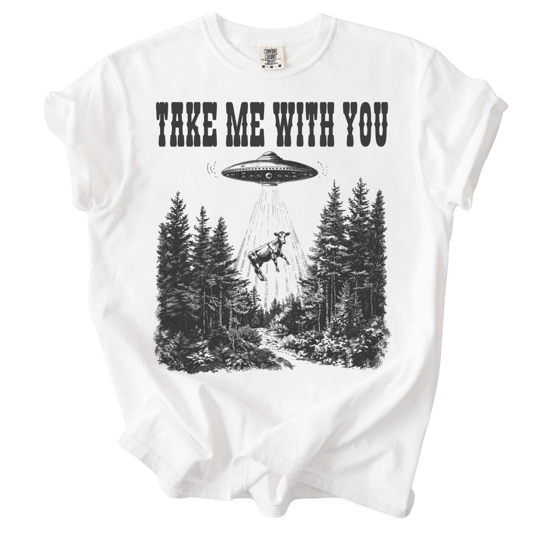 UFO Take Me With You Tee - The Rogue Petal Co. - T-Shirt
