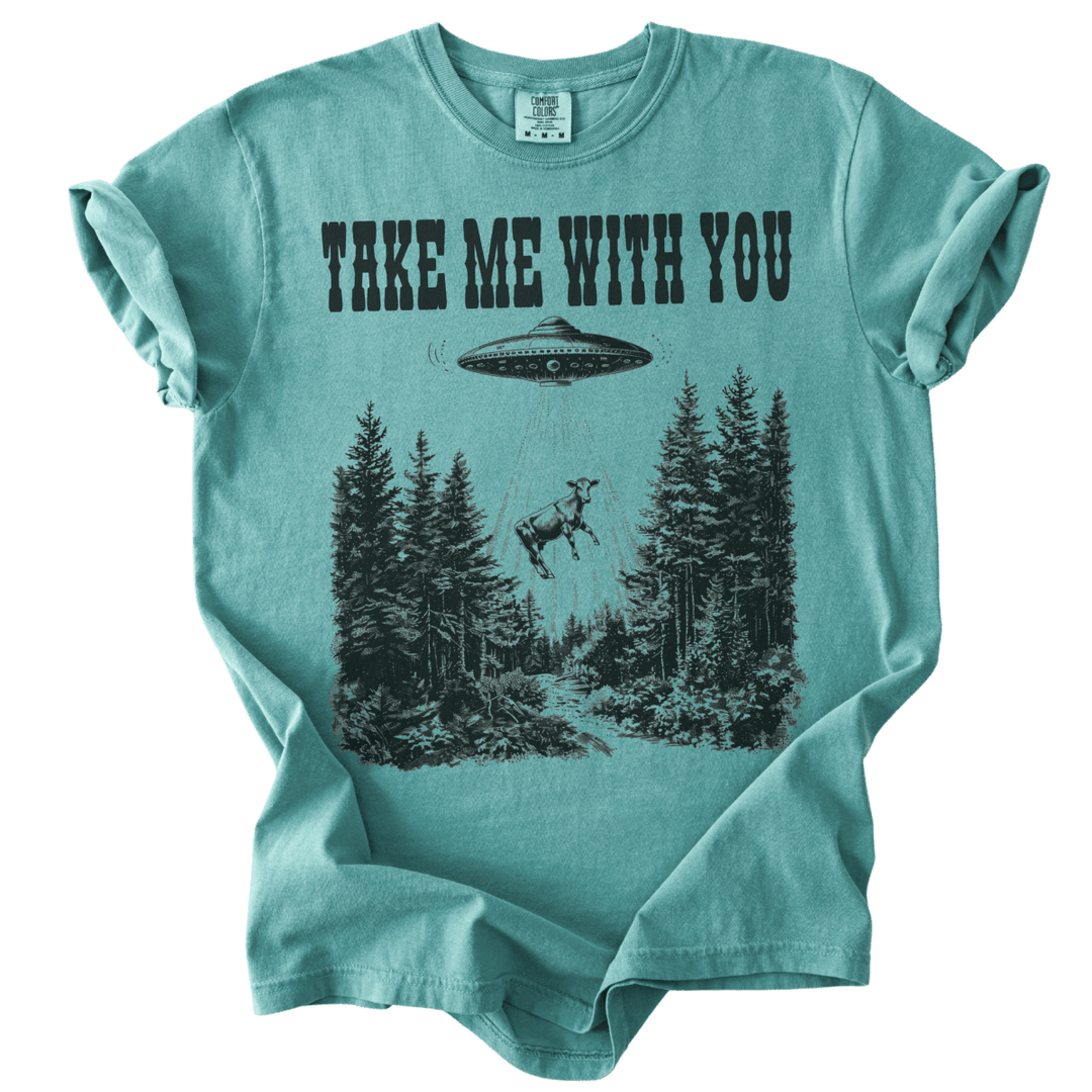 UFO Take Me With You Tee - The Rogue Petal Co. - T-Shirt