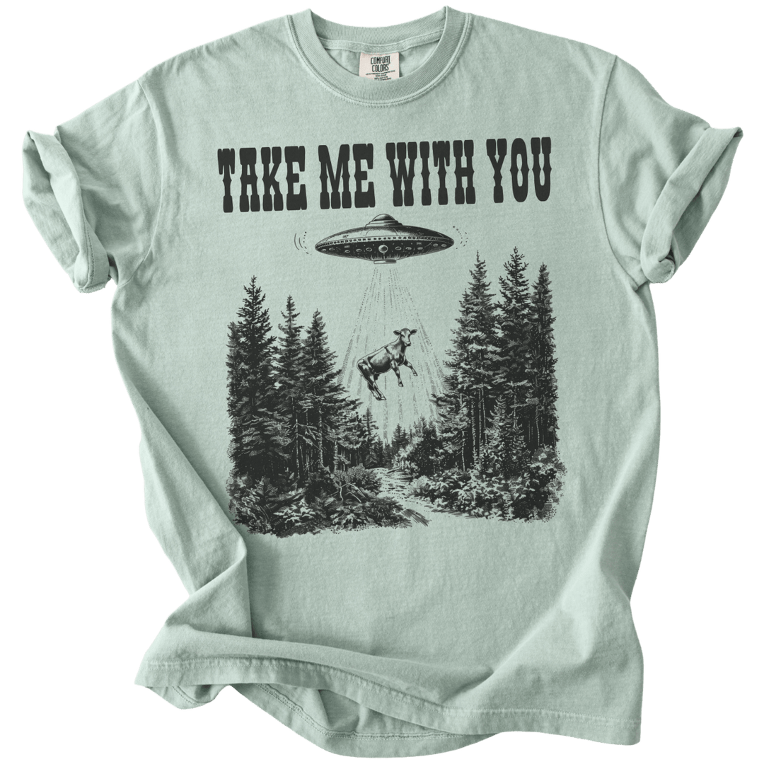 UFO Take Me With You Tee - The Rogue Petal Co. - T-Shirt