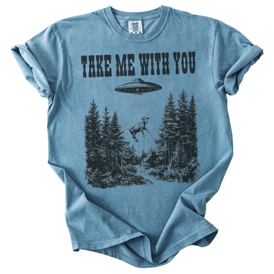 UFO Take Me With You Tee - The Rogue Petal Co. - T-Shirt