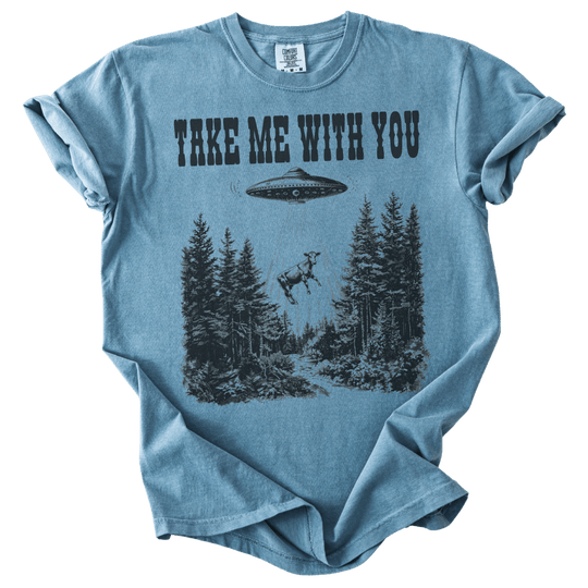 UFO Take Me With You Tee - The Rogue Petal Co. - T-Shirt