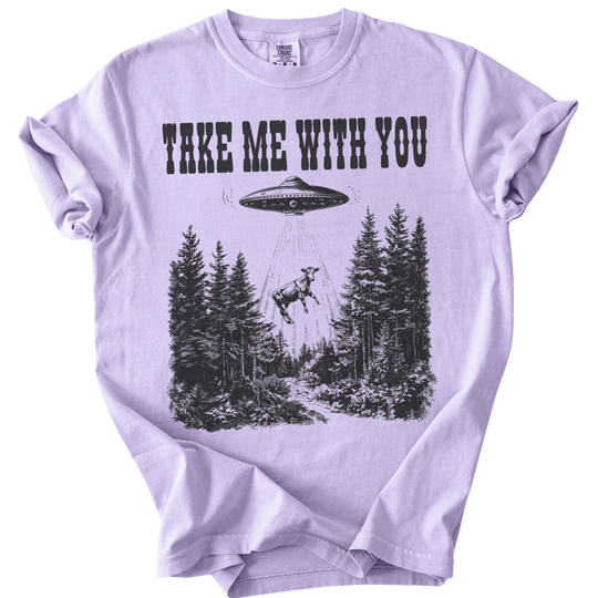 UFO Take Me With You Tee - The Rogue Petal Co. - T-Shirt