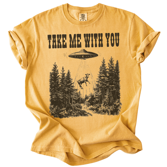 UFO Take Me With You Tee - The Rogue Petal Co. - T-Shirt