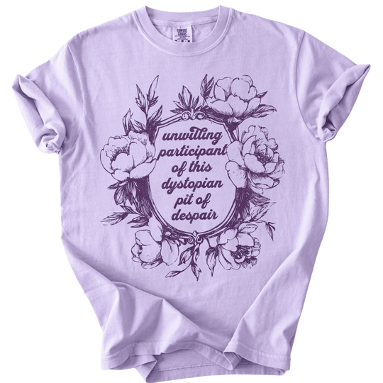 Unwilling Participant in This Dystopian Pit of Despair Tee - The Rogue Petal Co. - T-Shirt