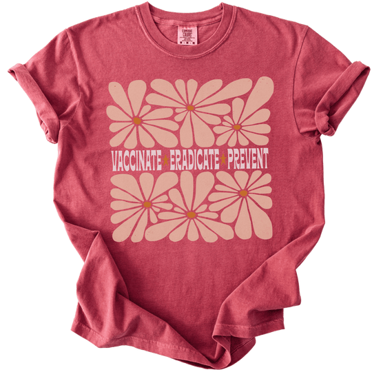Vaccinate Eradicate Prevent Tee - The Rogue Petal Co. - T-Shirt