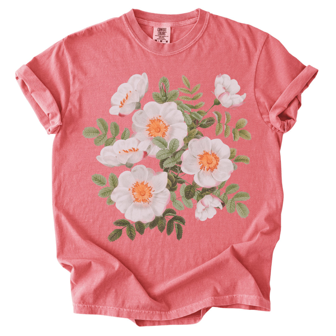 Vintage Claire De Lunes Peony Tee - The Rogue Petal Co. - T-Shirt