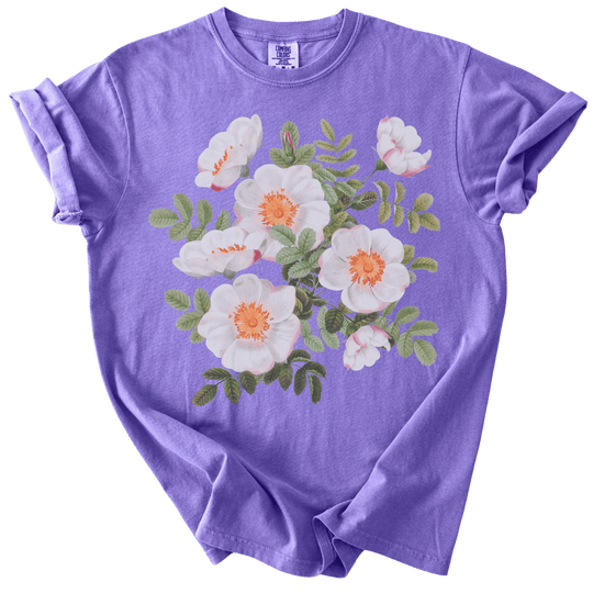 Vintage Claire De Lunes Peony Tee - The Rogue Petal Co. - T-Shirt