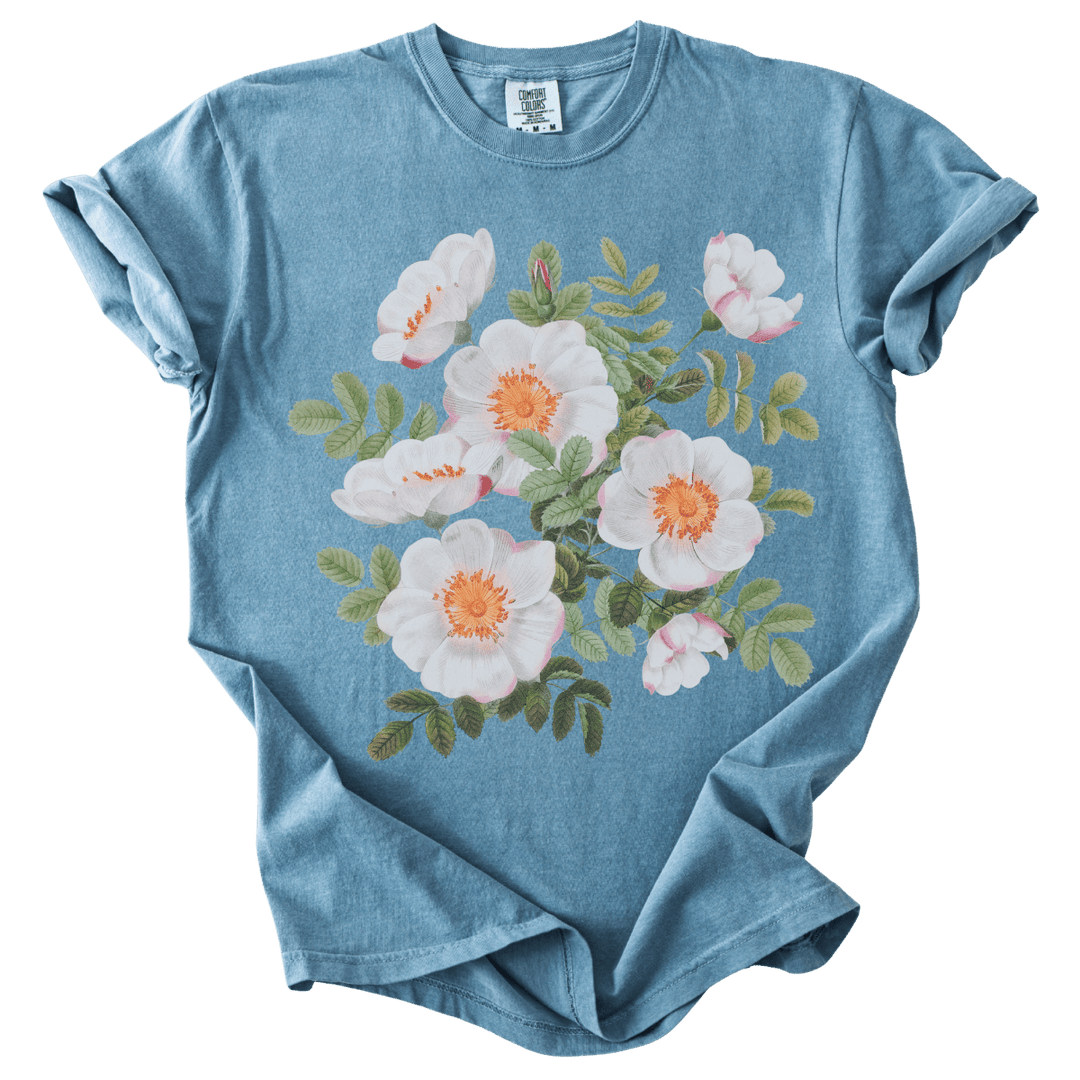 Vintage Claire De Lunes Peony Tee - The Rogue Petal Co. - T-Shirt
