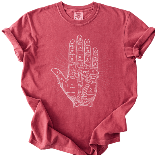 Vintage Palmistry of Life Tee - The Rogue Petal Co. - T-Shirt
